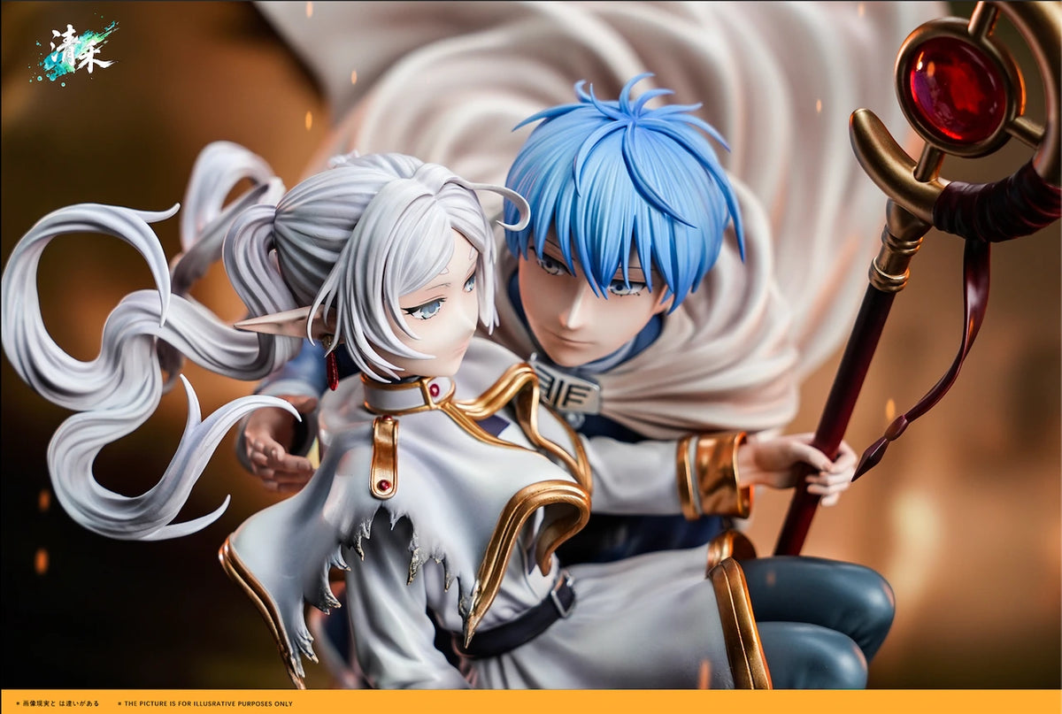 Preventa Resina Frieren & Himmel Figura Frieren: Más allá del final del viaje 1/6 QingHe Estudio
