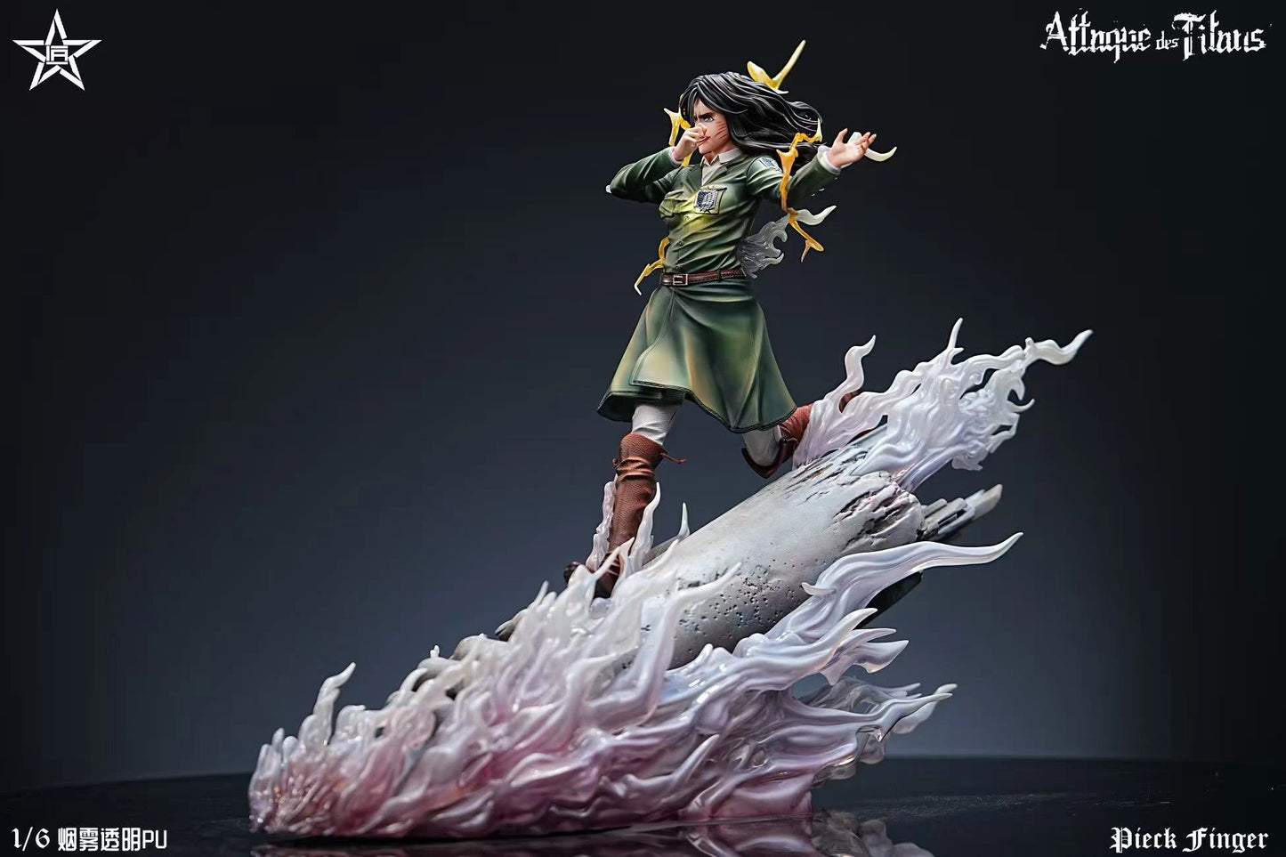 Preventa Resina Pieck Finger Figura Attack On Titan WindJas Estudio