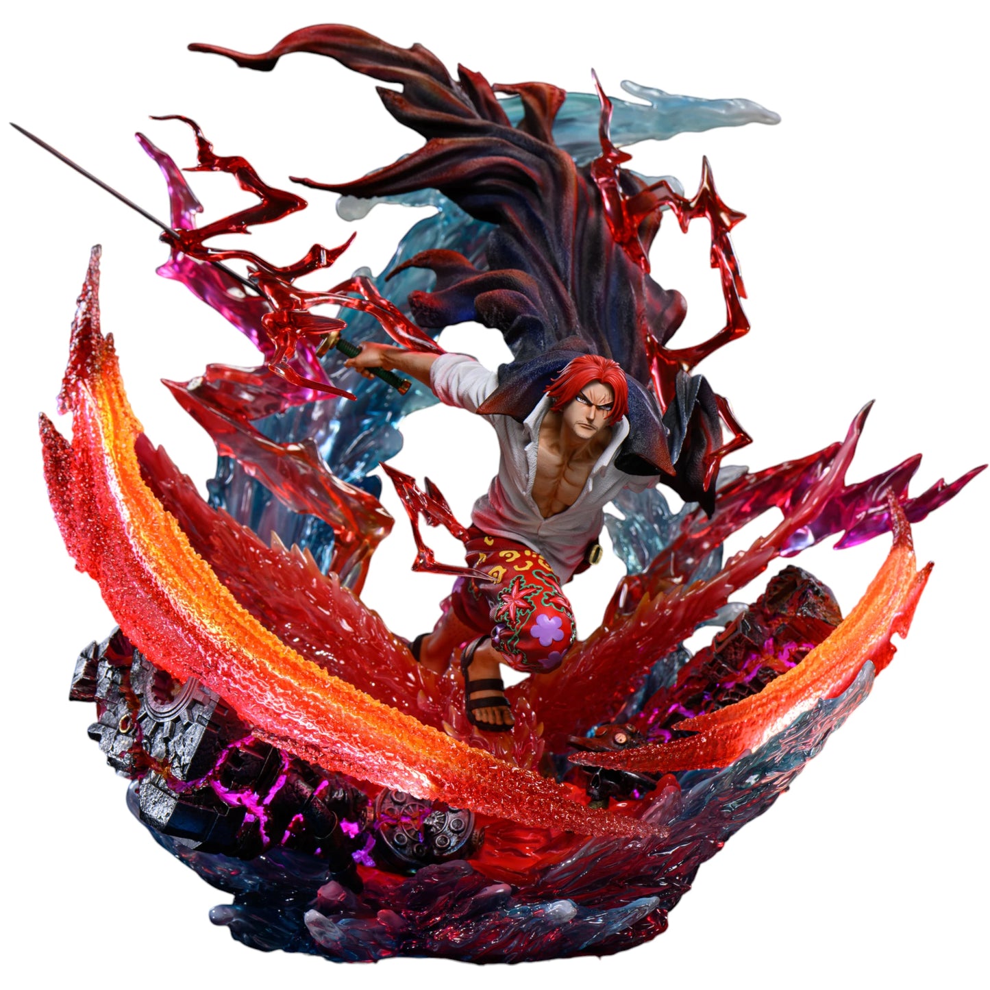 Preventa Resina Shanks Figura One Piece Super Hero & The Sea Emperor Estudio