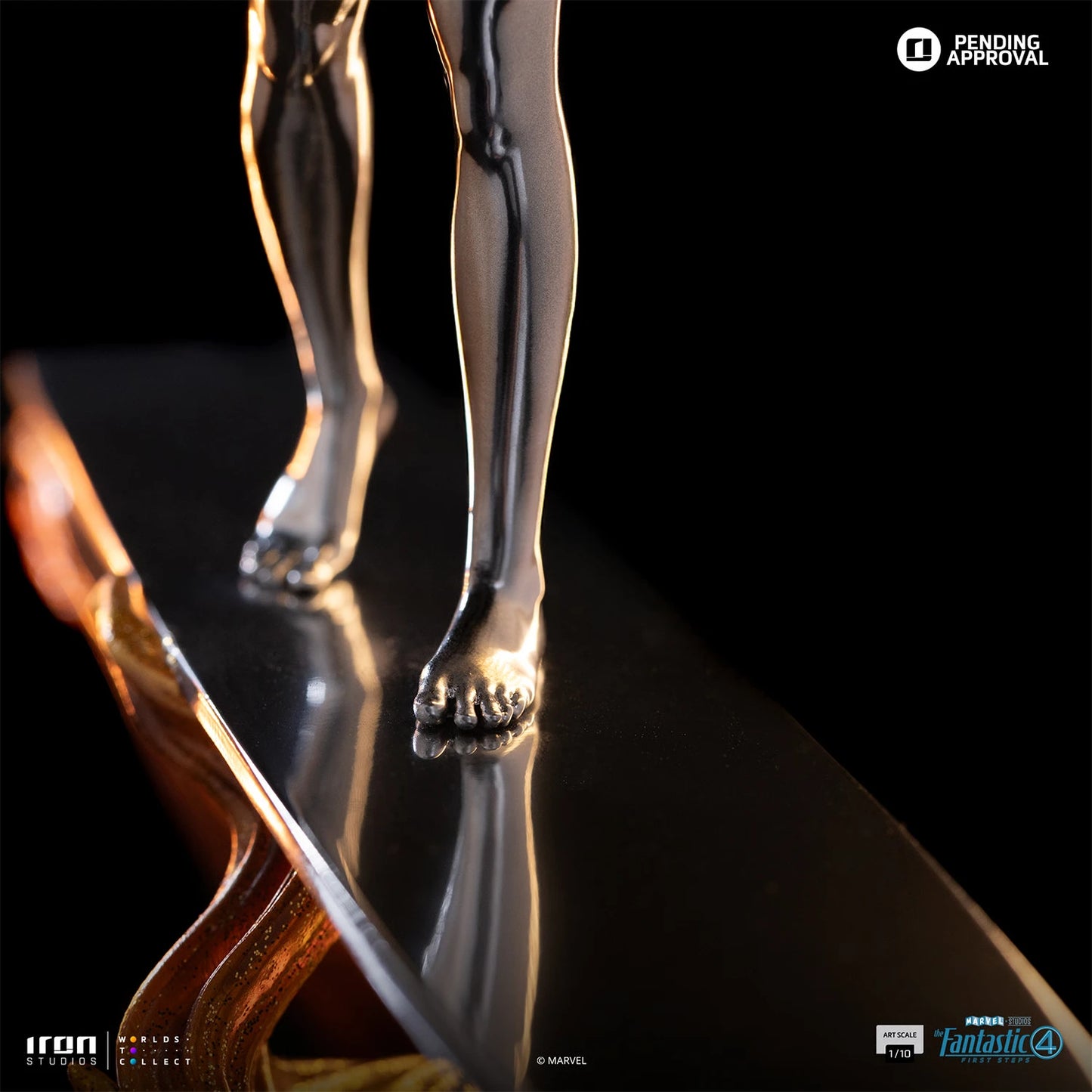 Preventa Resina Silver Surfer Figura Los 4 Fantásticos: primeros pasos  Iron (Licencia) Estudio
