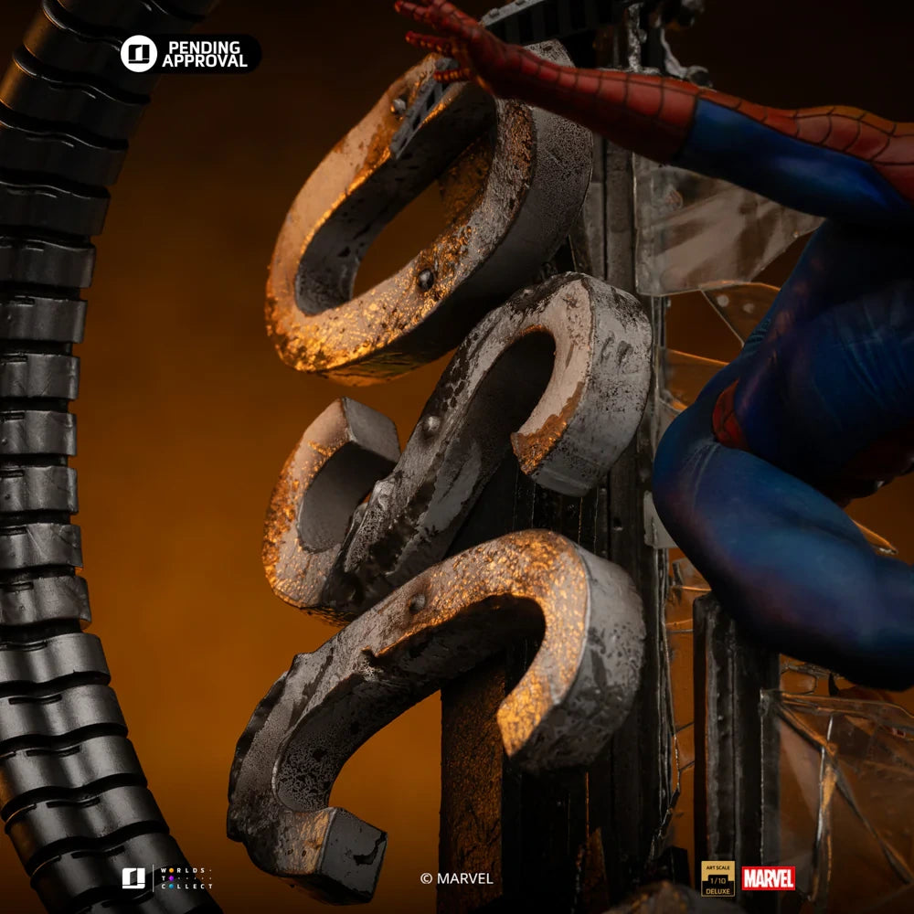 Preventa Resina Spider-Man Figura Spider-Man Iron (Licencia) Estudio