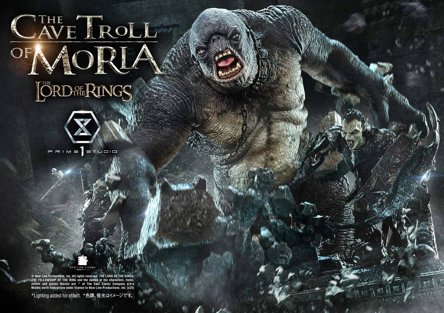 Preventa Resina Cave Troll of Moria Figura The Lord of the Rings Prime 1 (Licencia) Estudio