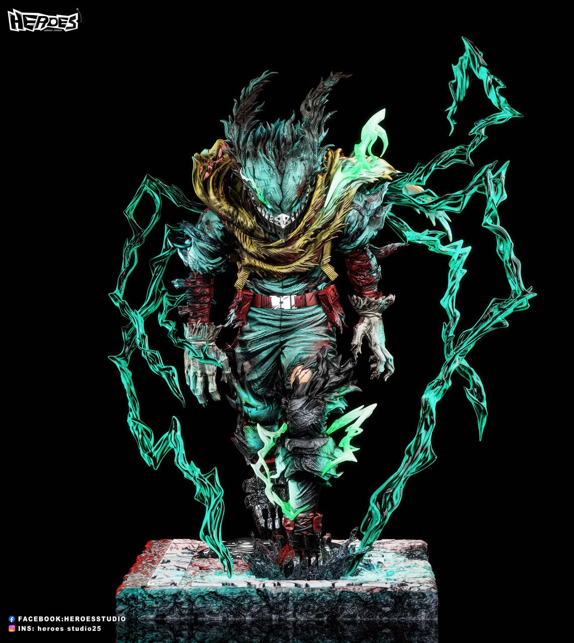 Preventa Resina Deku Figura My Hero Academia  Heroes  Estudio