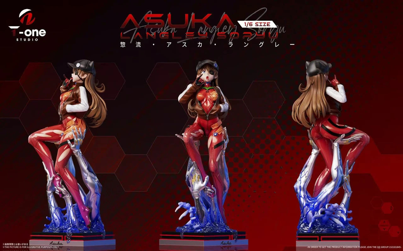 Preventa Resina Asuka Langley Sōryū Figura Evangelion T-One Estudio