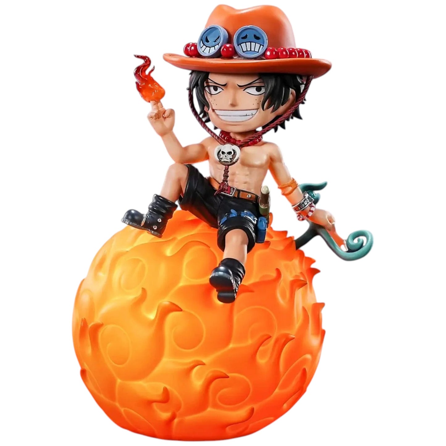 Preventa PVC Portgas D. Ace  Figura One Piece Happy Life (Licencia) Estudio