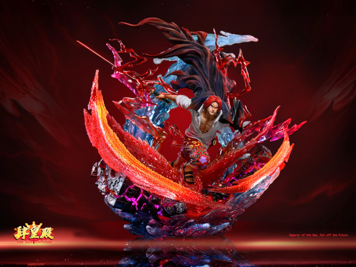 Preventa Resina Shanks Figura One Piece Super Hero & The Sea Emperor Estudio