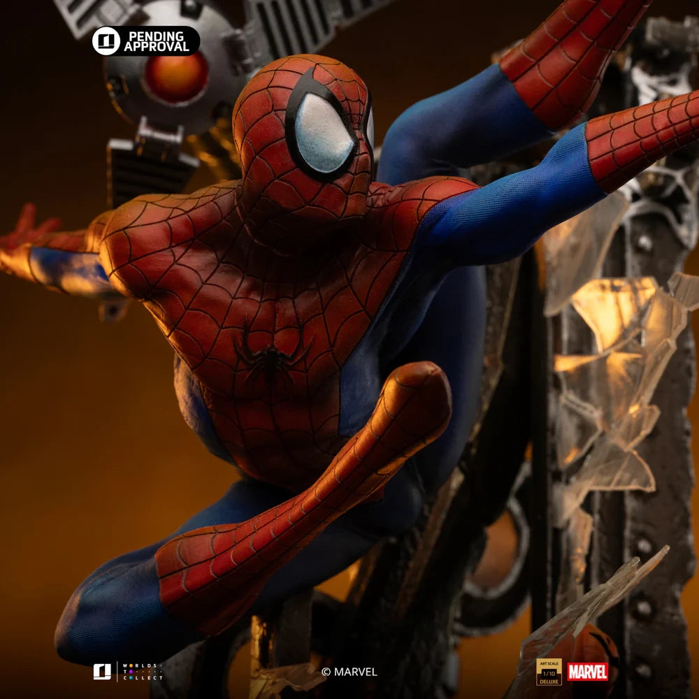 Preventa Resina Spider-Man Figura Spider-Man Iron (Licencia) Estudio