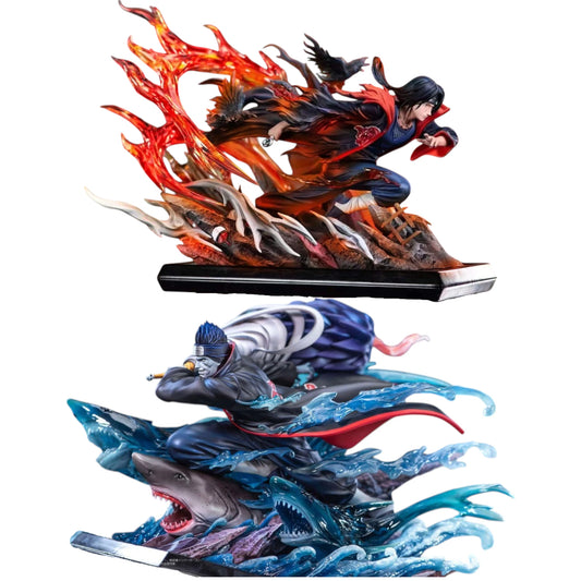 Preventa Resina Uchiha Itachi & Hoshigaki Kisame  Figura Naruto PG Estudio