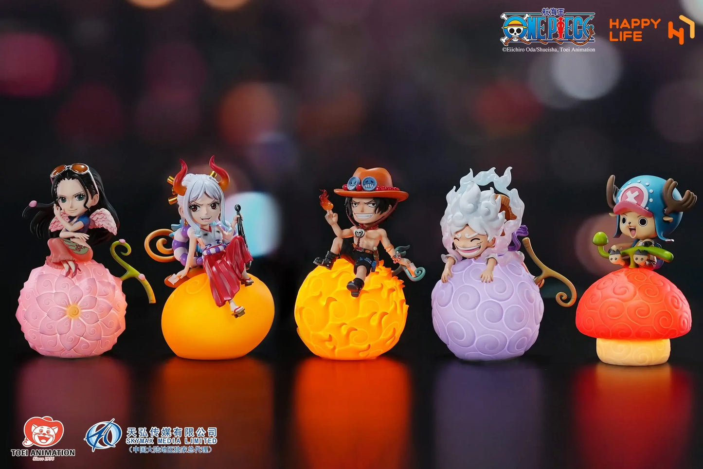 Preventa PVC Portgas D. Ace  Figura One Piece Happy Life (Licencia) Estudio