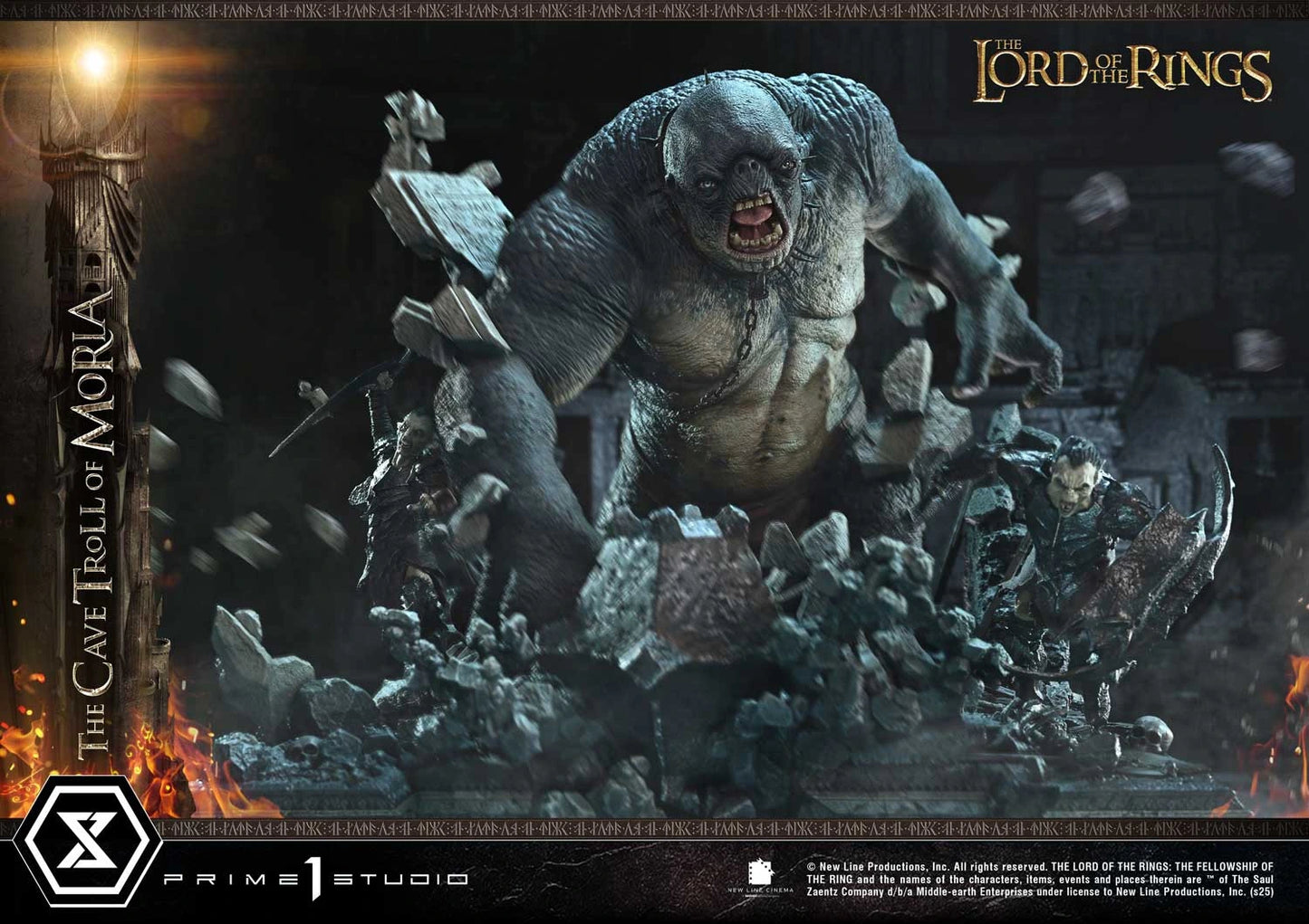 Preventa Resina Cave Troll of Moria Figura The Lord of the Rings Prime 1 (Licencia) Estudio
