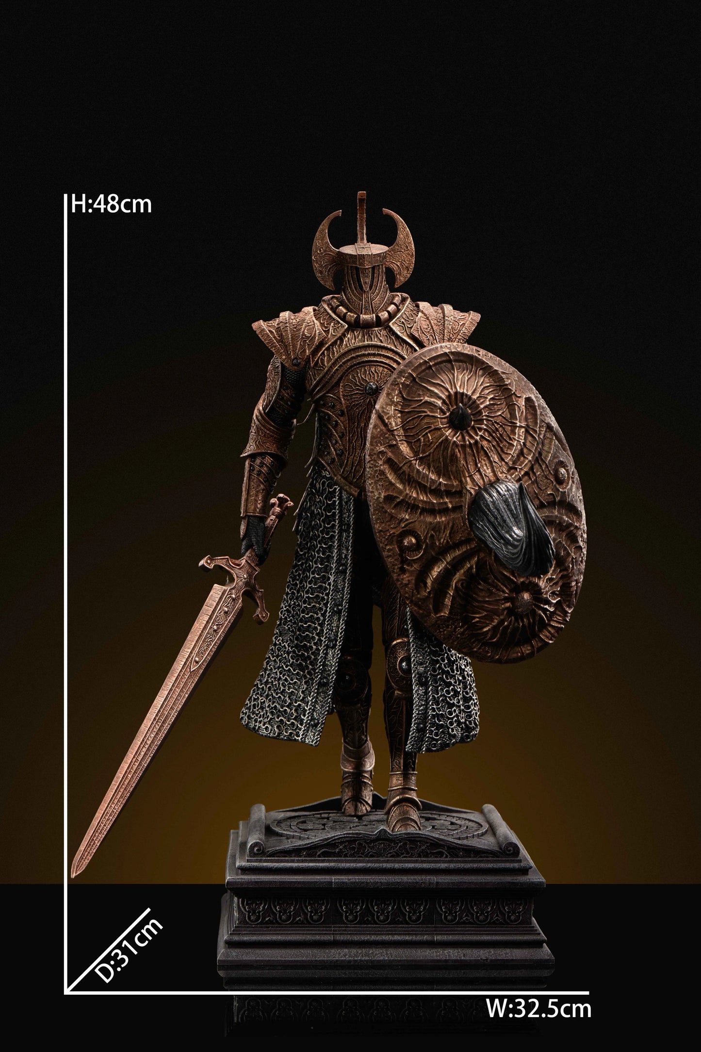 Preventa Resina Crucible Knight Figura Elden Ring SWORD & Wing Estudio