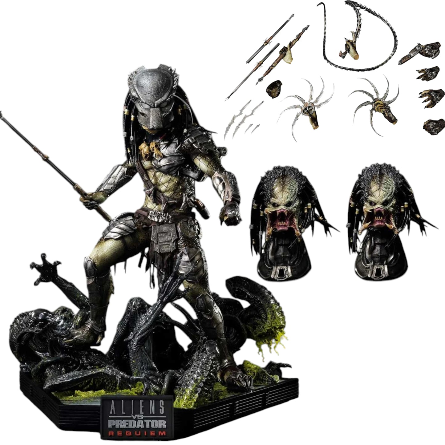 Preventa Resina Wolf Predator Figura Aliens vs Predator: Requiem Prime 1 (Licencia) Deluxe Estudio