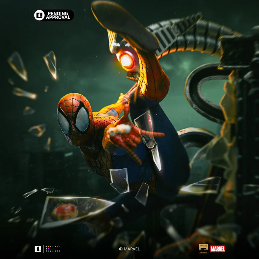 Preventa Resina Spider-Man Figura Spider-Man Iron (Licencia) Estudio