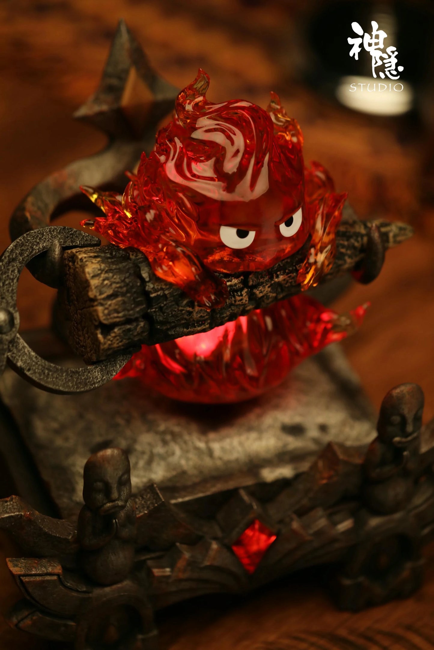 Preventa Resina Calcifer Figura El Increíble castillo vagabundo ShenYin Estudio