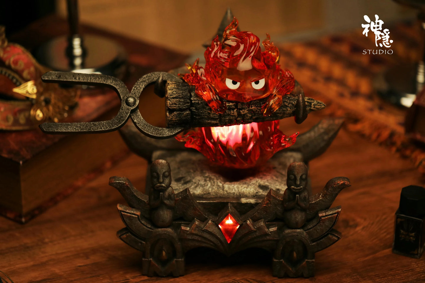Preventa Resina Calcifer Figura El Increíble castillo vagabundo ShenYin Estudio