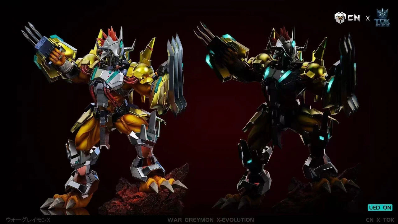 Preventa Resina WarGreymon X Figura Digimon TOK Estudio