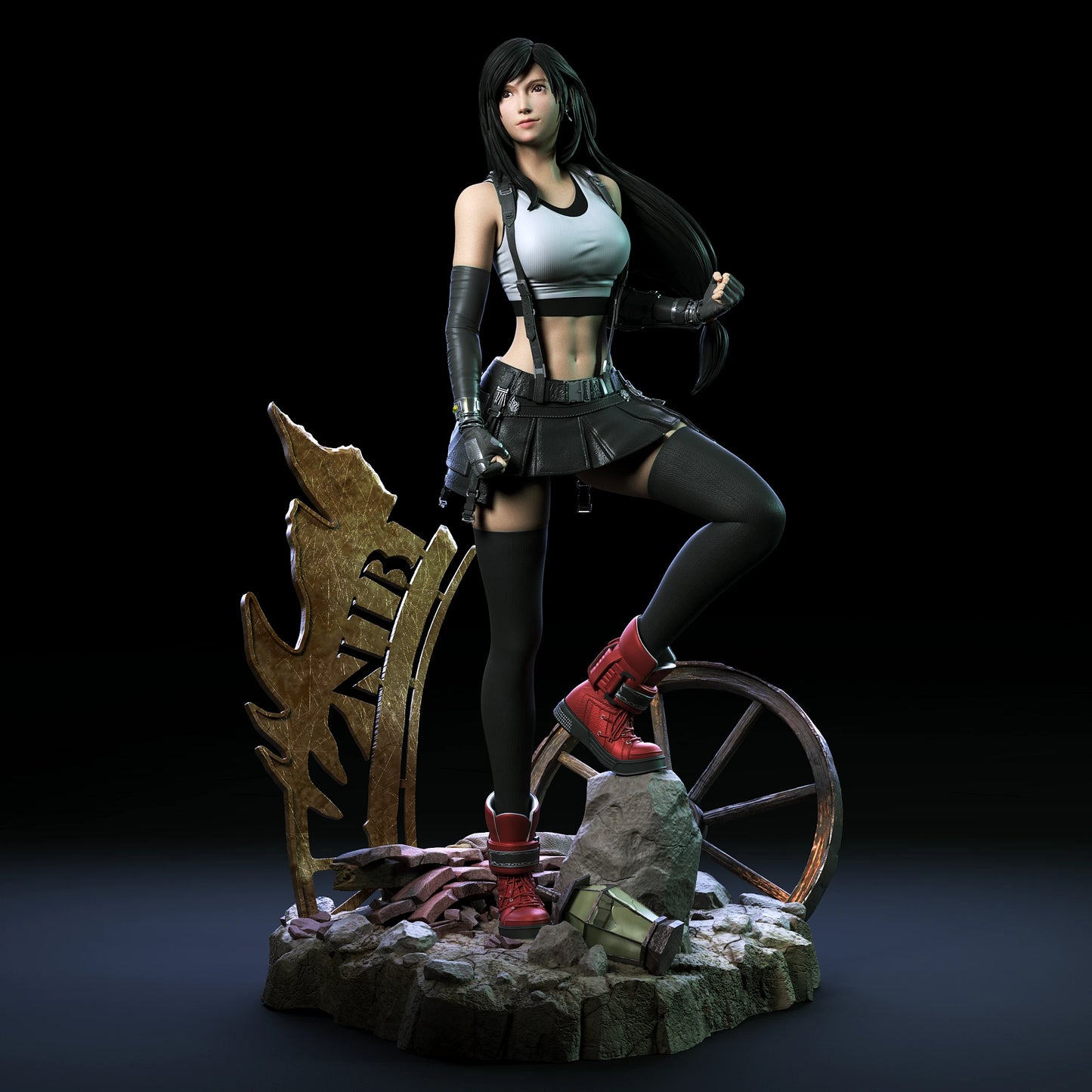 Preventa Resina Tifa Lockhart Figura Fantasy VII Solar Estudio
