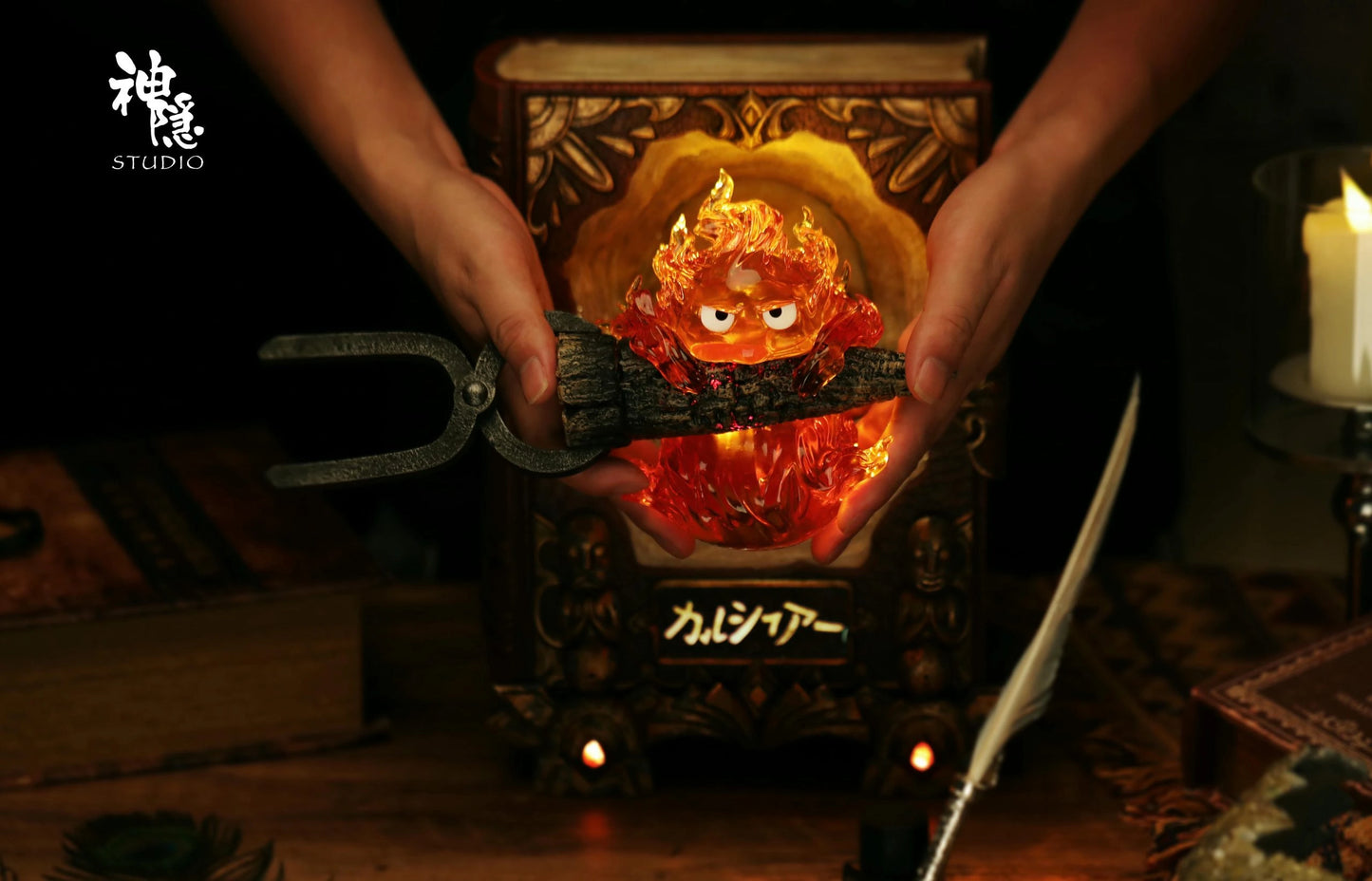 Preventa Resina Calcifer Figura El Increíble castillo vagabundo ShenYin Estudio