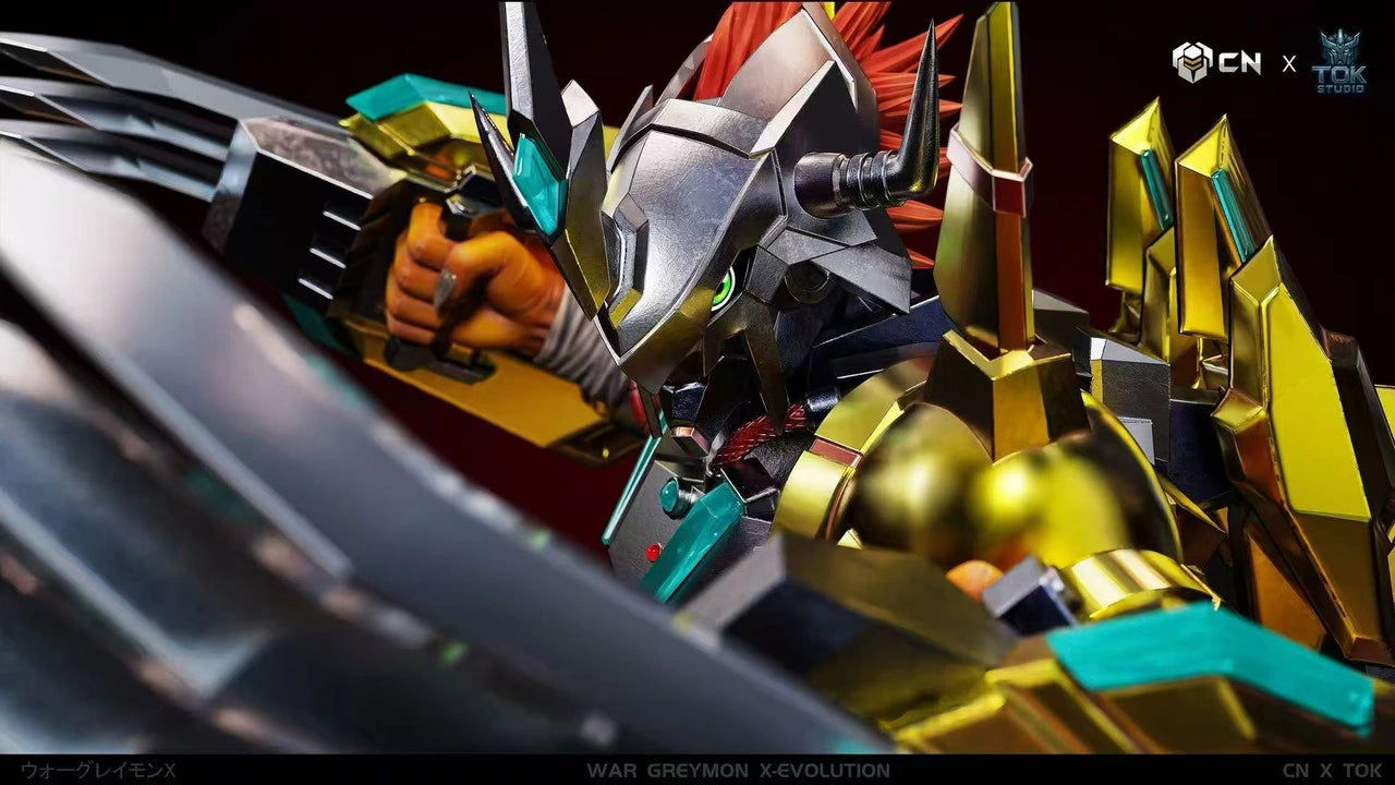 Preventa Resina WarGreymon X Figura Digimon TOK Estudio