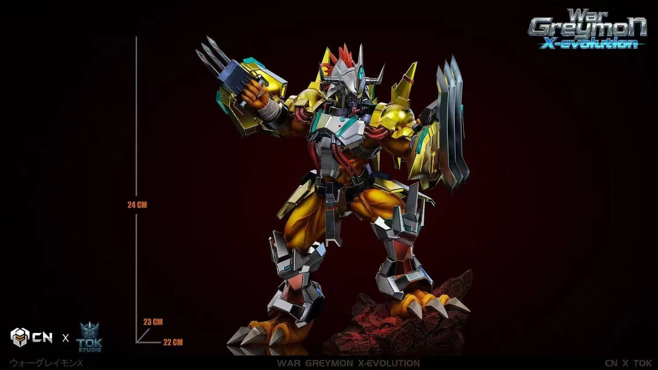Preventa Resina WarGreymon X Figura Digimon TOK Estudio