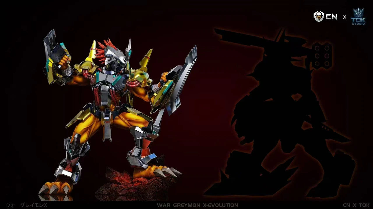 Preventa Resina WarGreymon X Figura Digimon TOK Estudio