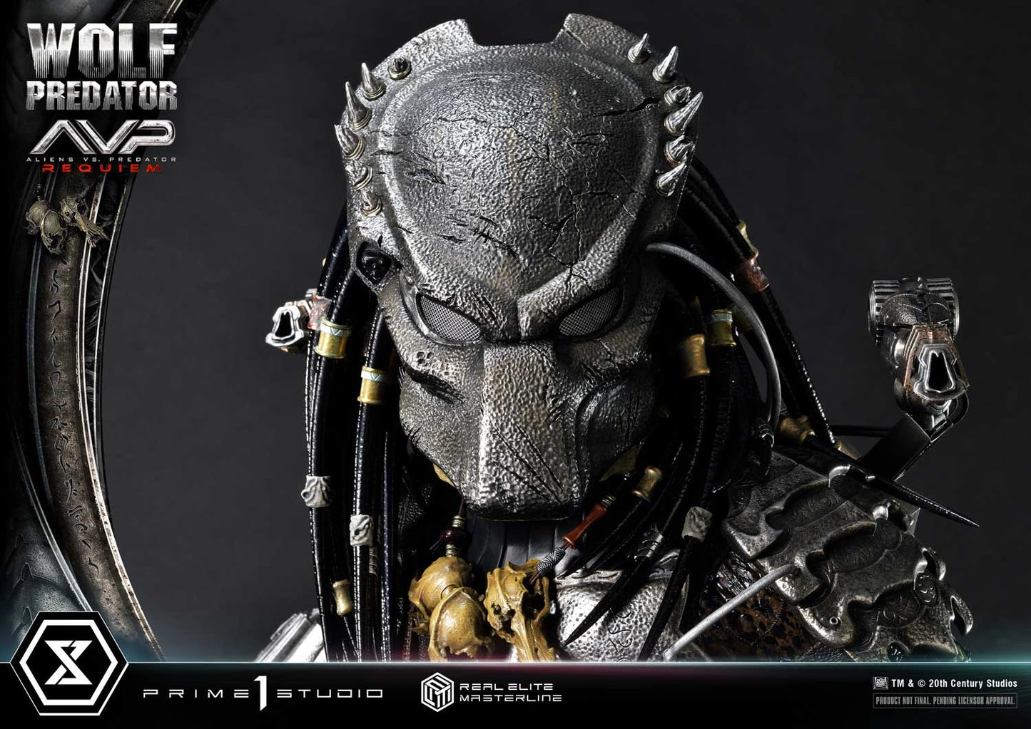 Preventa Resina Wolf Predator Figura Aliens vs Predator: Requiem Prime 1 (Licencia) Deluxe Estudio