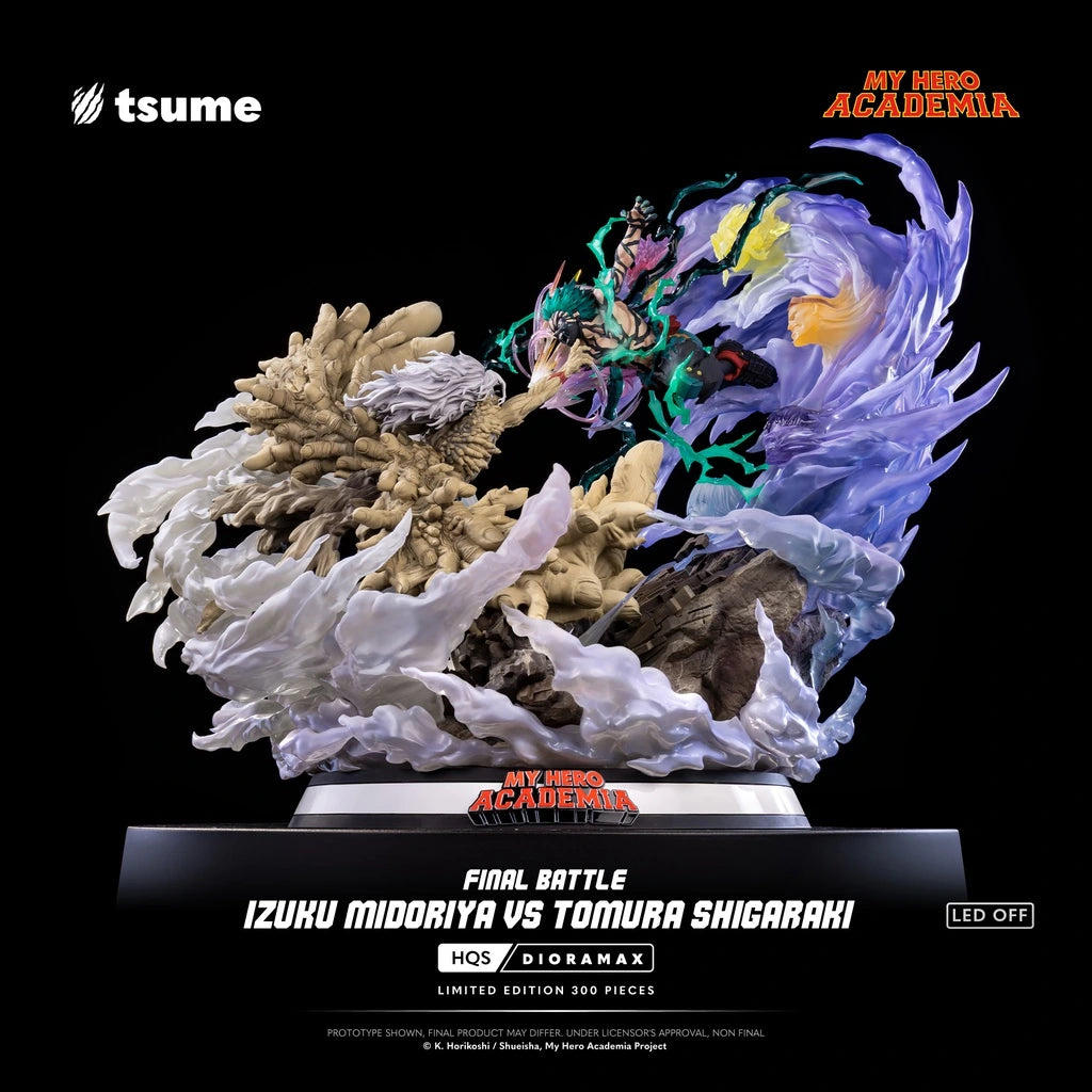 Preventa Resina Izuku Midoriya vs Tomura Shigaraki Figura My Hero Academia  Tsume Art (Licencia) Estudio