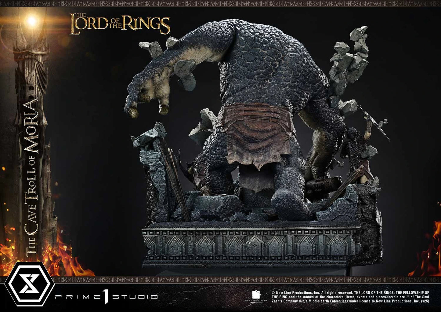 Preventa Resina Cave Troll of Moria Figura The Lord of the Rings Prime 1 (Licencia) Estudio