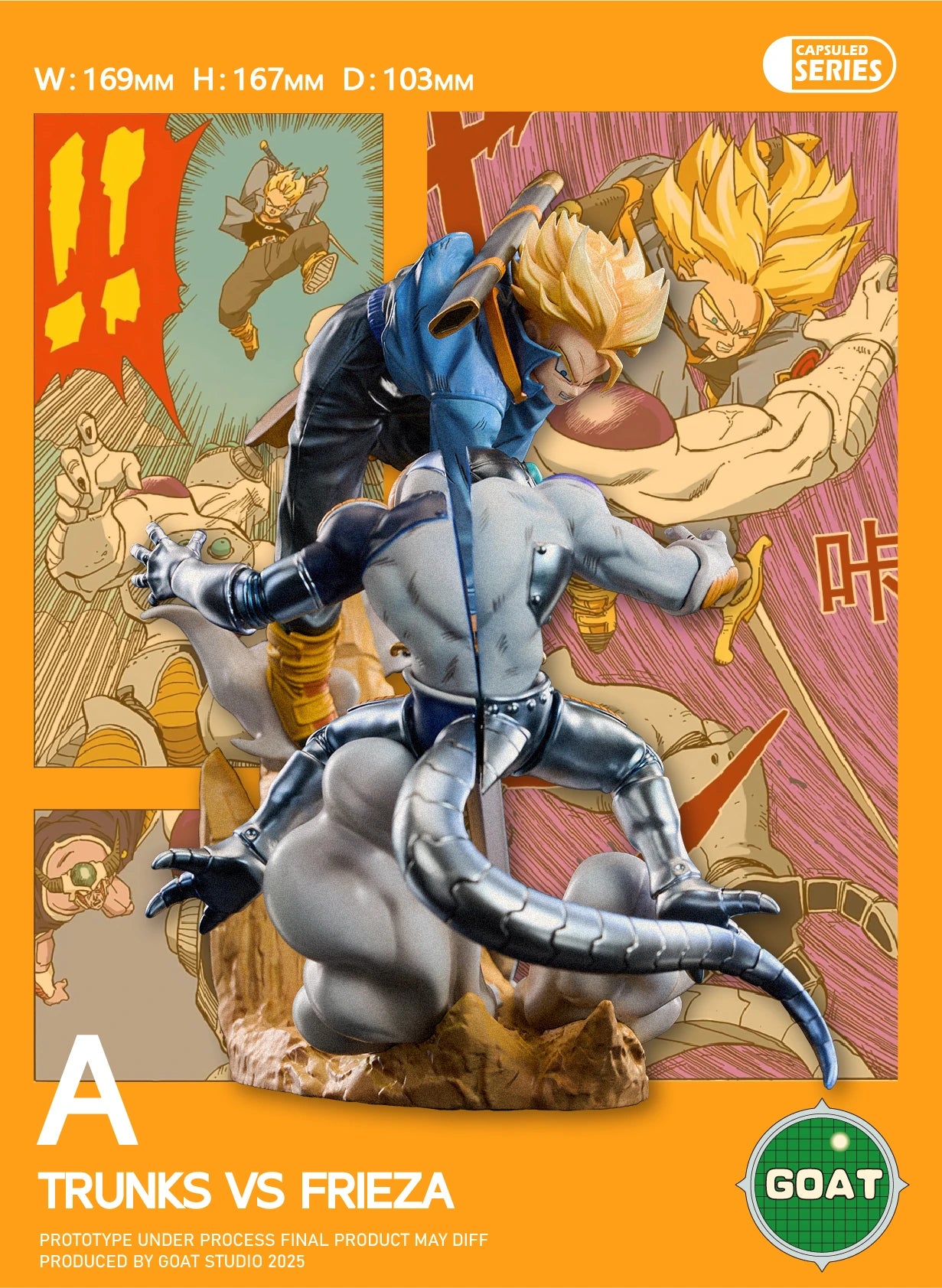 Preventa Resina Memories Figura Dragon Ball GOAT Estudio