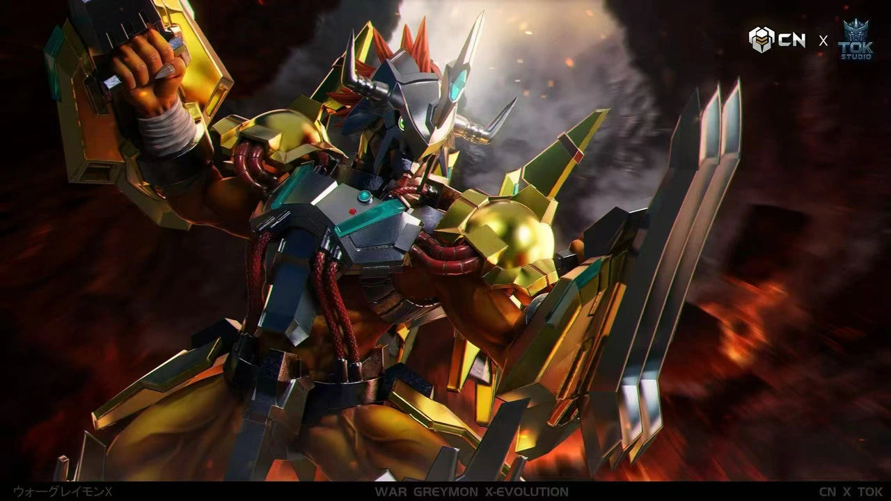 Preventa Resina WarGreymon X Figura Digimon TOK Estudio
