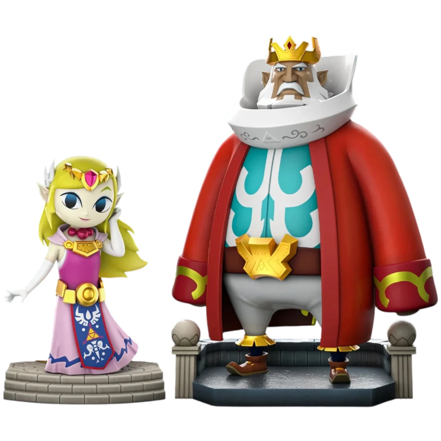 Preventa Resina Rey Hyrule & Princesa Zelda Figura The Legend of Zelda Dream Estudio