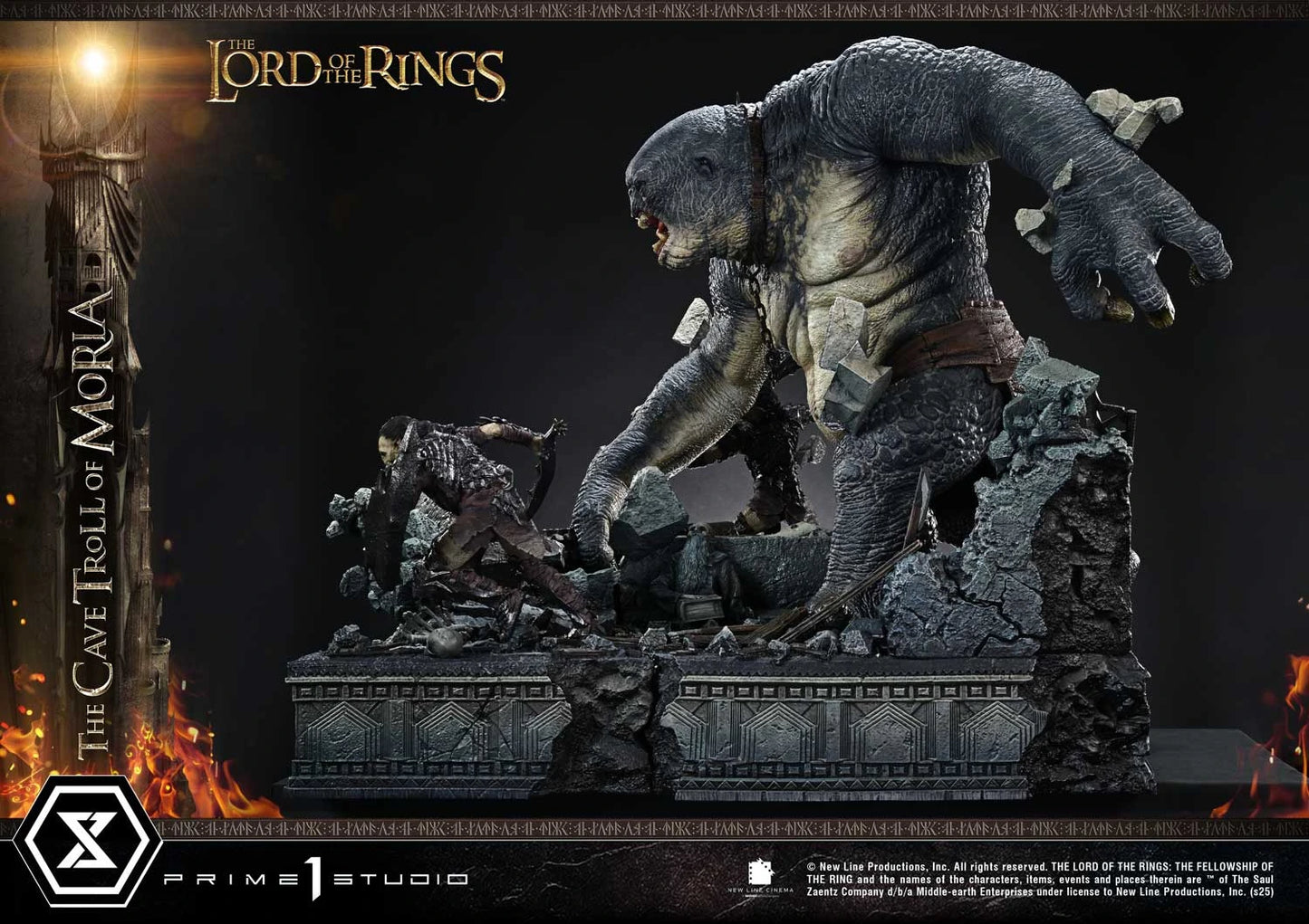 Preventa Resina Cave Troll of Moria Figura The Lord of the Rings Prime 1 (Licencia) Estudio