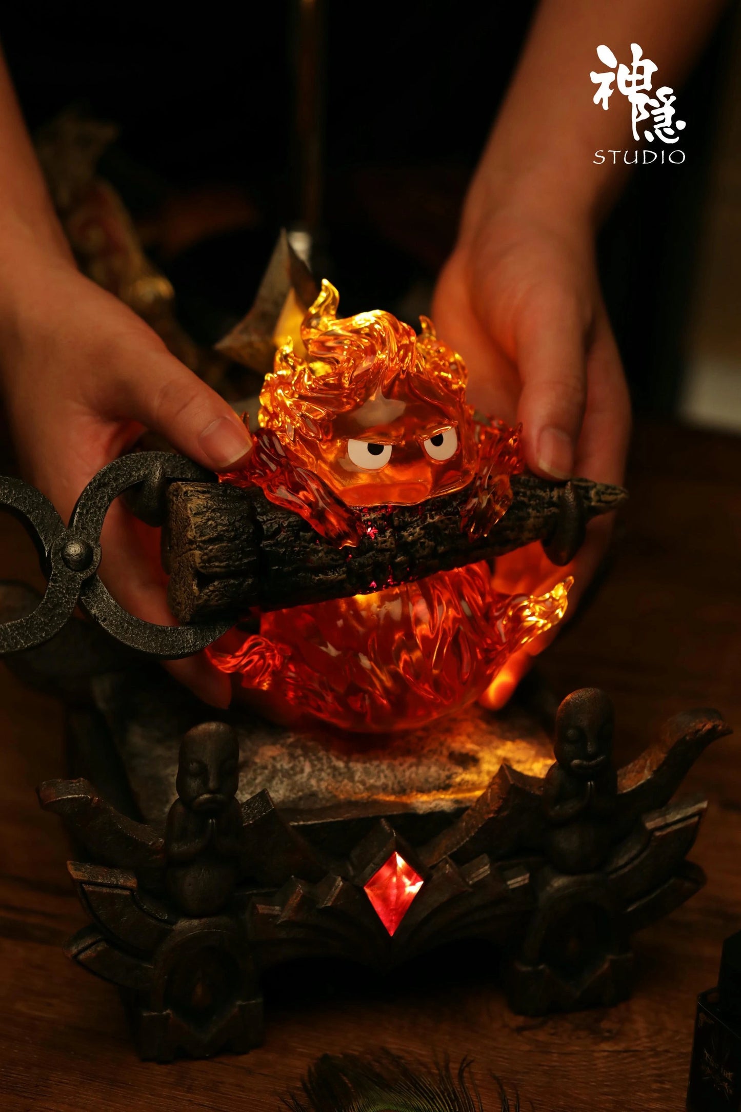 Preventa Resina Calcifer Figura El Increíble castillo vagabundo ShenYin Estudio