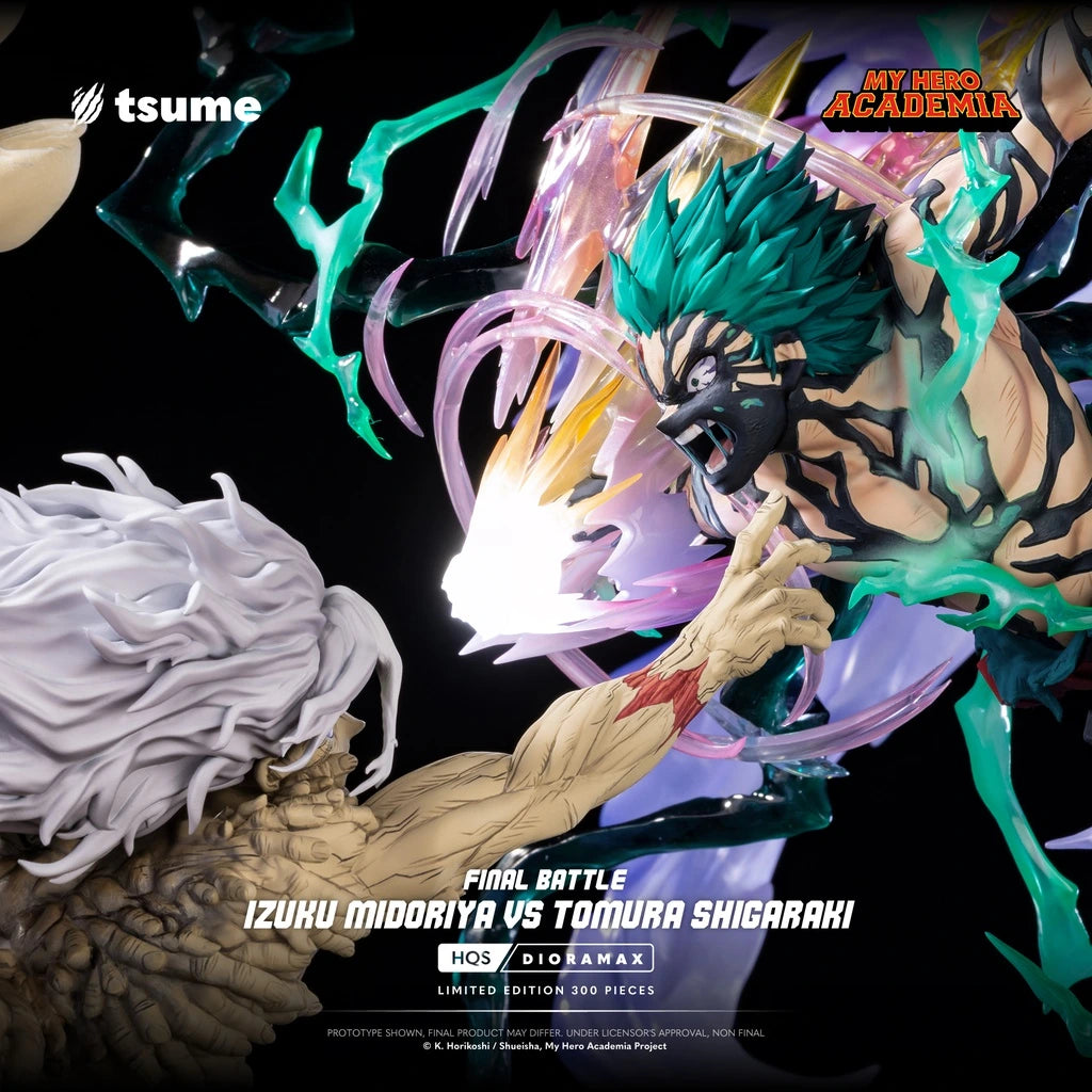 Preventa Resina Izuku Midoriya vs Tomura Shigaraki Figura My Hero Academia  Tsume Art (Licencia) Estudio