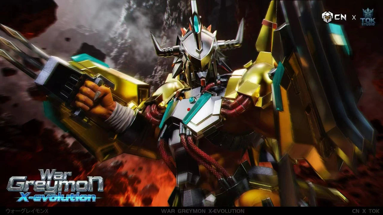 Preventa Resina WarGreymon X Figura Digimon TOK Estudio