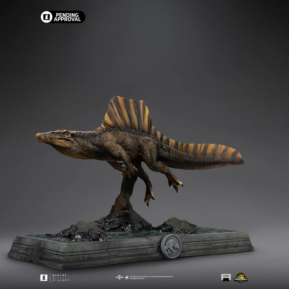 Preventa Resina Spinosaurus Figura Jurassic World: Renace  Iron (Licencia) Estudio