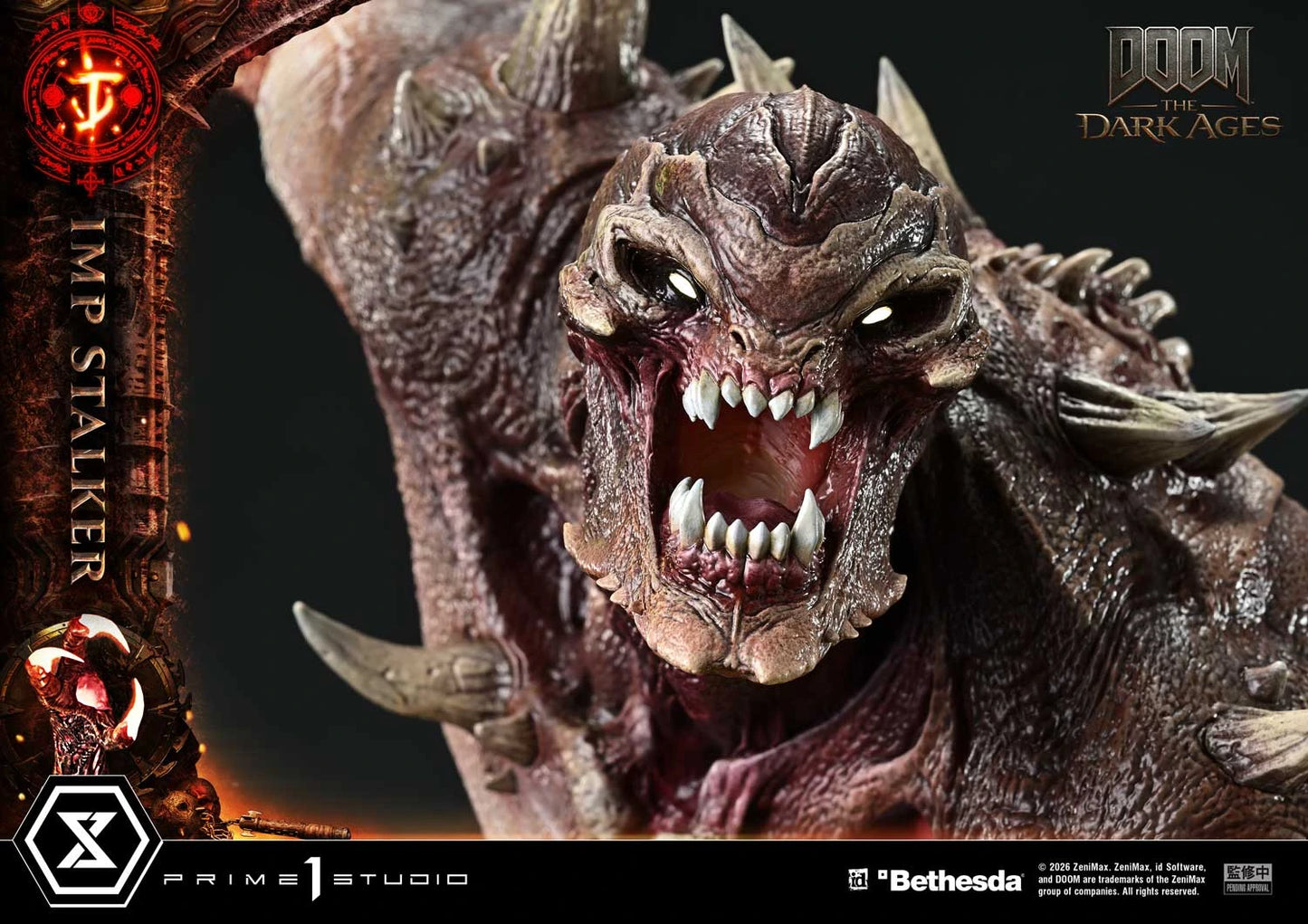 "Preventa Resina Imp Stalker  Figura DOOM: The Dark Ages   Prime 1 (Licencia) Estudio"