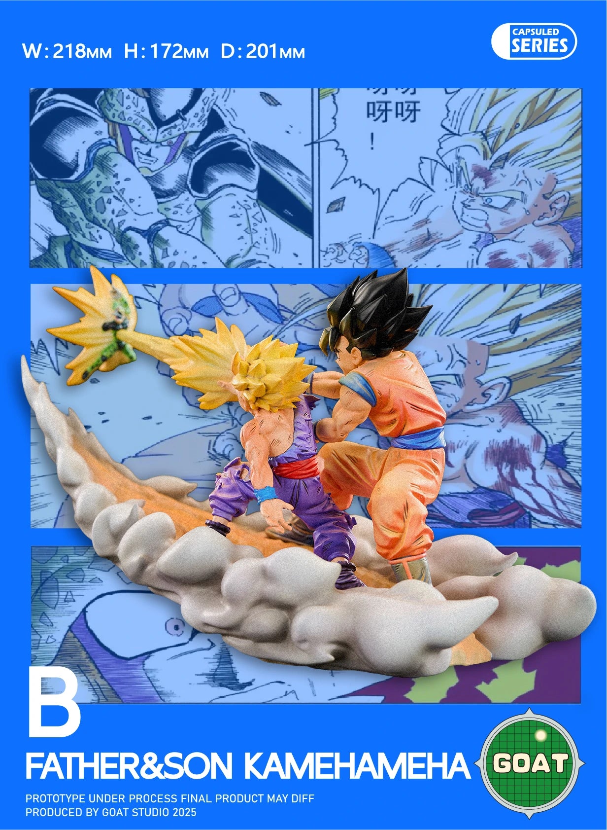 Preventa Resina Memories Figura Dragon Ball GOAT Estudio