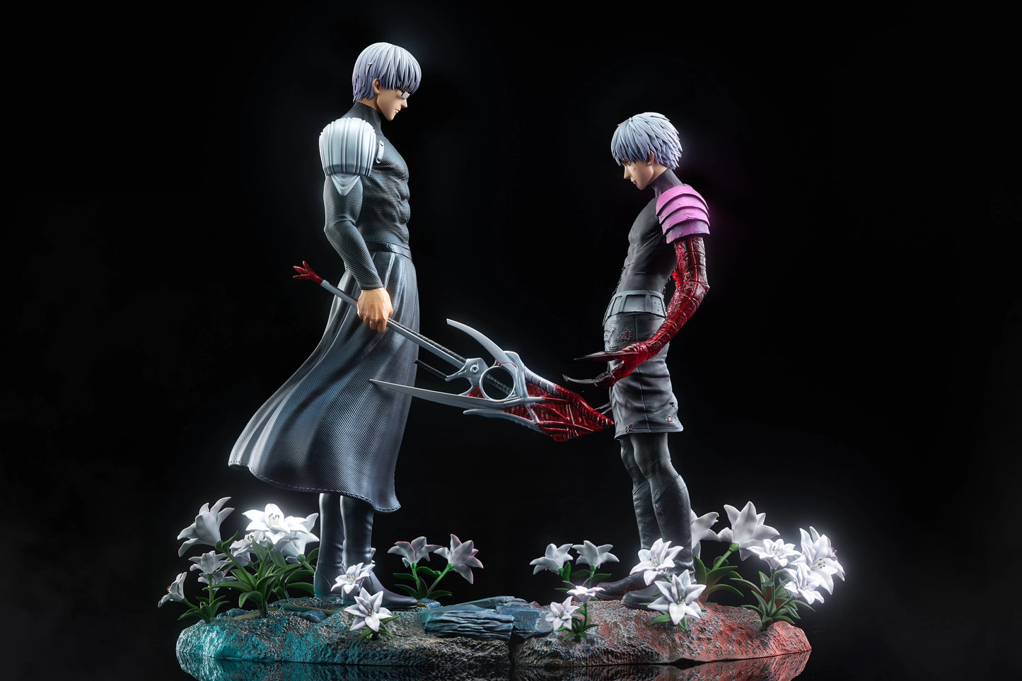 Preventa Resina Arima Kisho & Kaneki Ken Figura Tokyo Ghoul: Re Damocles Estudio