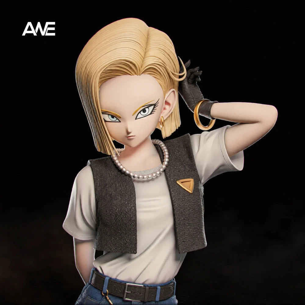 Preventa Resina Androide 18 Figura Dragon Ball ANE  Estudio