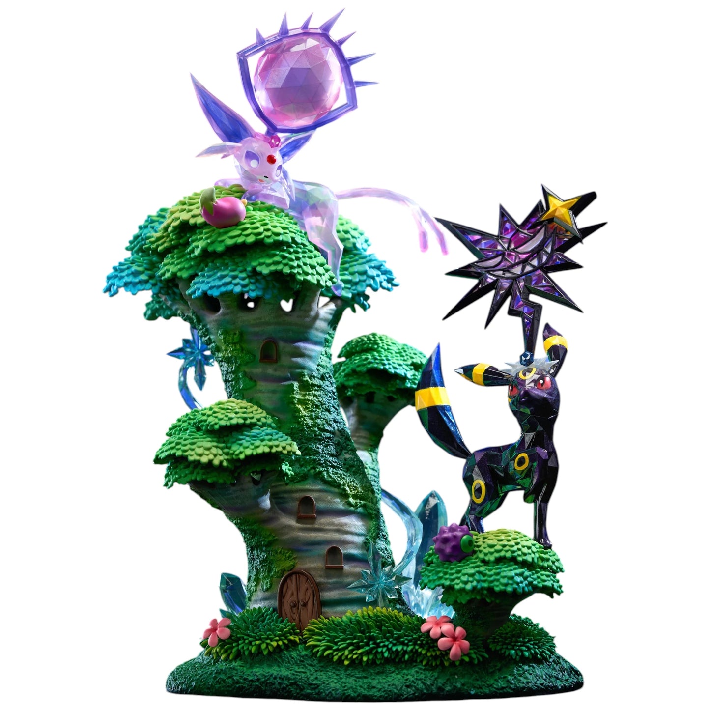 Preventa Resina Espeon & Umbreon Figura Pokemón Ruby Estudio