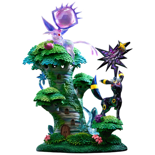 Preventa Resina Espeon & Umbreon Figura Pokemón Ruby Estudio