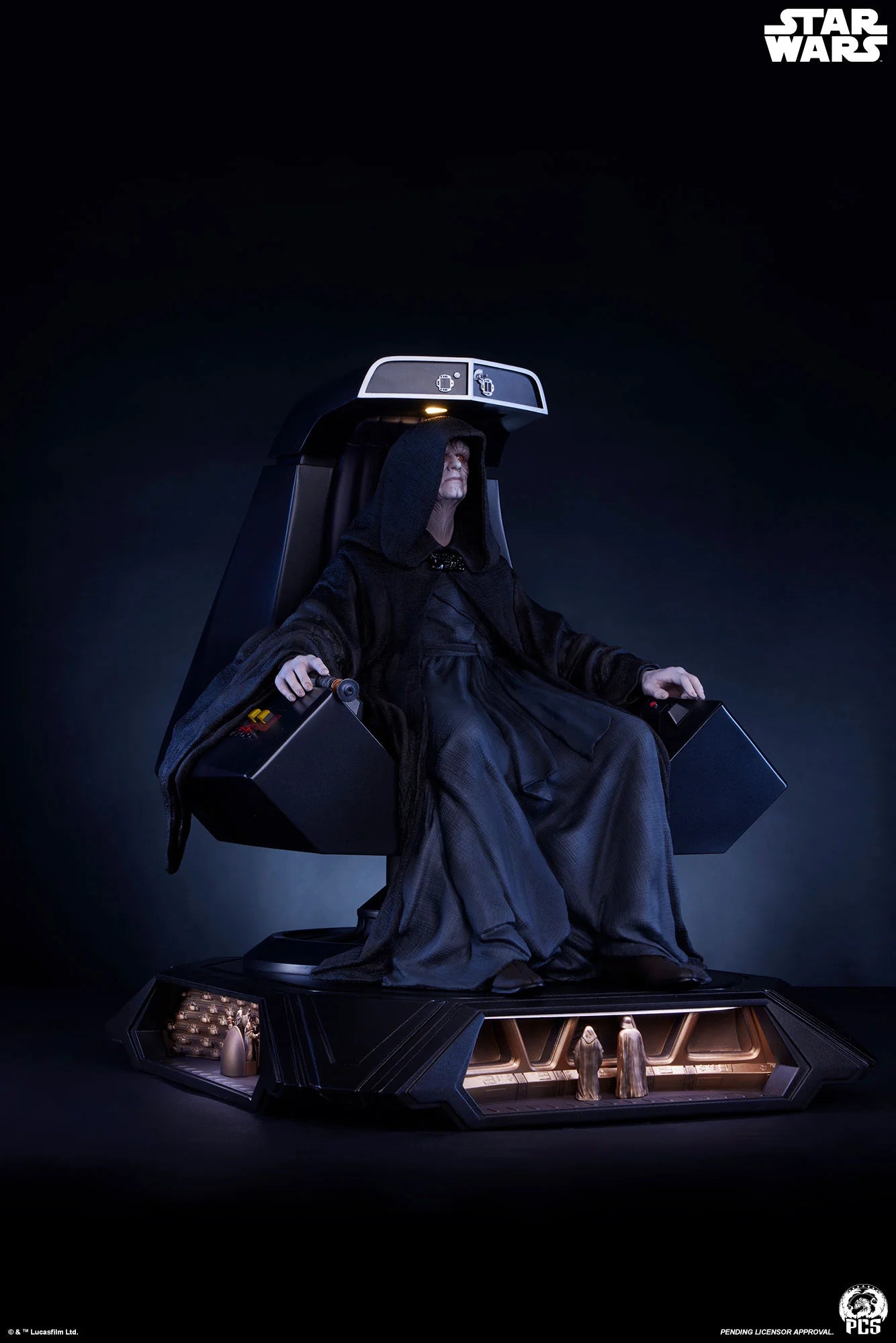 Preventa Resina Emperador Palpatine Figura Star Wars PCS (Licencia) Estudio