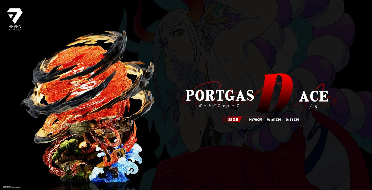 "Preventa Resina Portgas D. Ace  Figura One Piece Seven  Estudio"