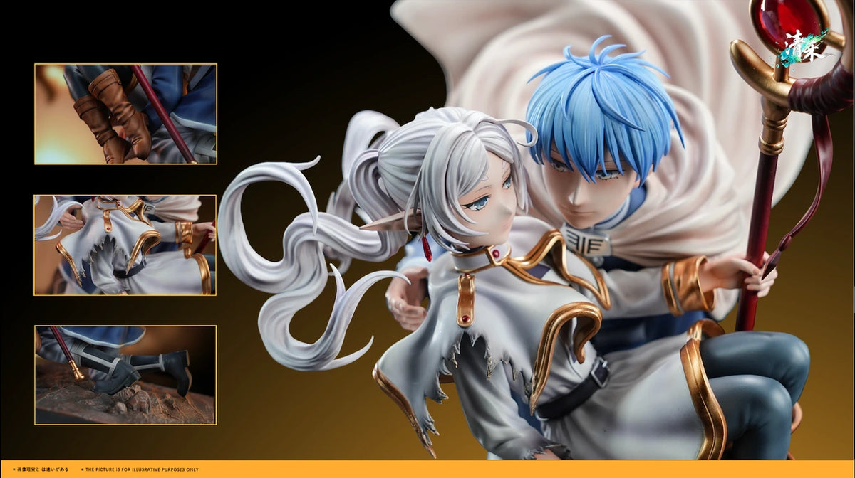 Preventa Resina Frieren & Himmel Figura Frieren: Más allá del final del viaje 1/6 QingHe Estudio