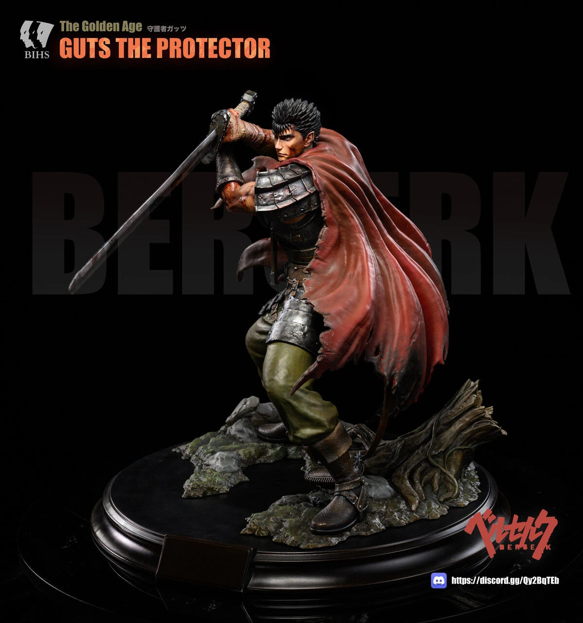 Preventa Resina Guts Figura Berserk BIHS  Estudio