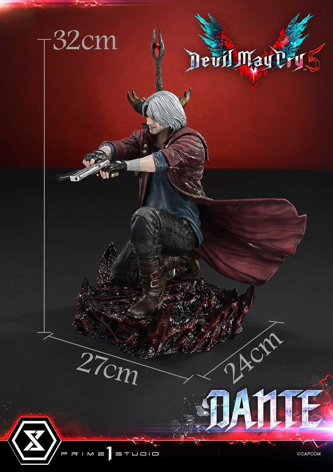 Preventa Resina Dante Figura Devil May Cry 5 Prime 1 (Licencia) Estudio