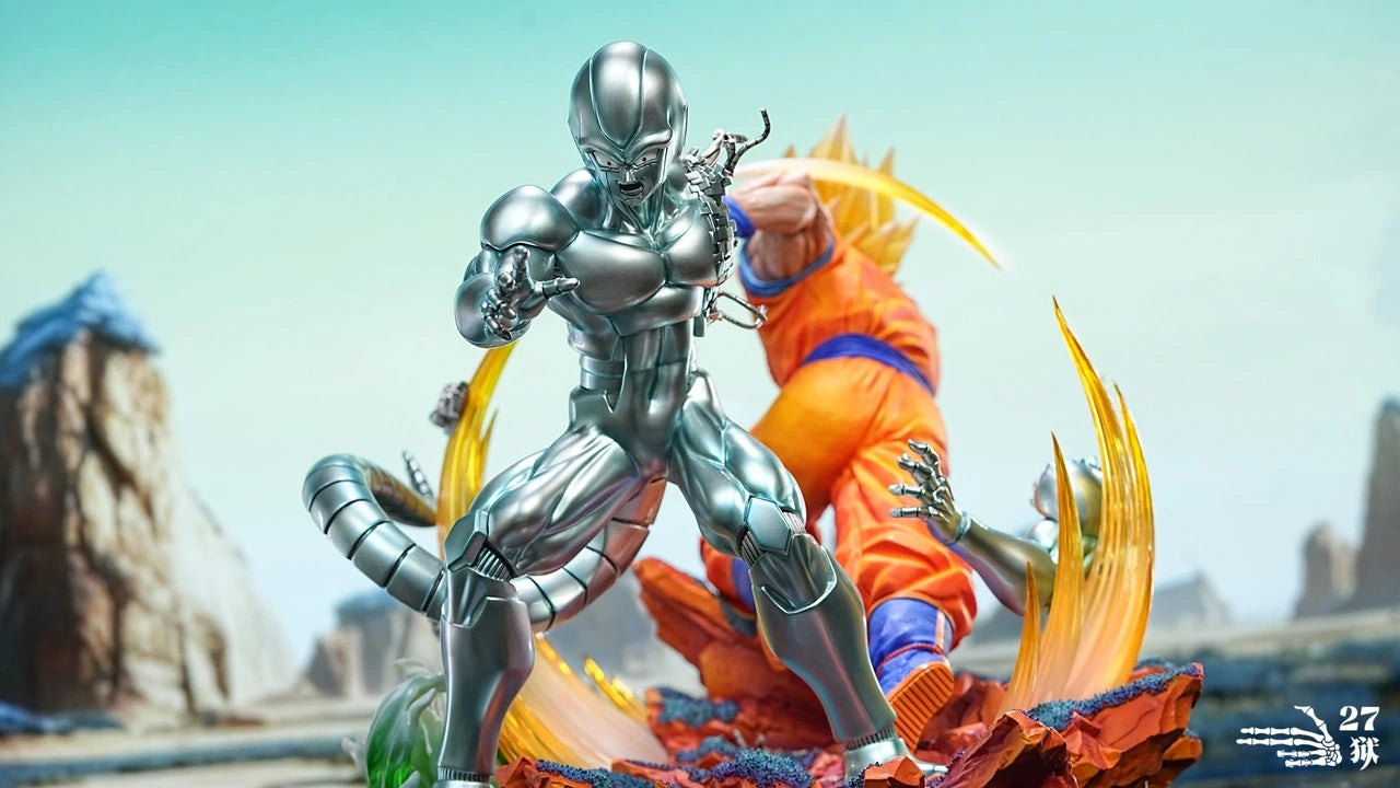 Preventa Resina Metal Cooler vs Goku Figura Dragon Ball 27Abyss Estudio