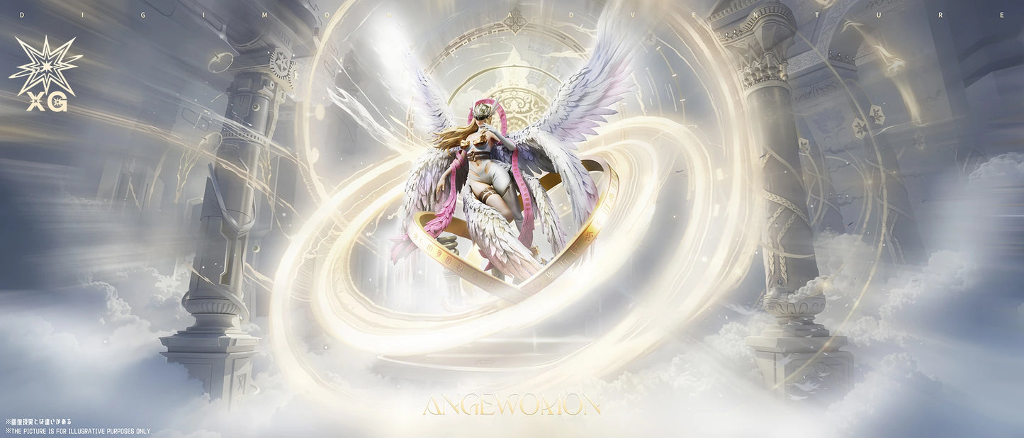Preventa Resina Angewomon Figura Digimon Adventure XG Estudio