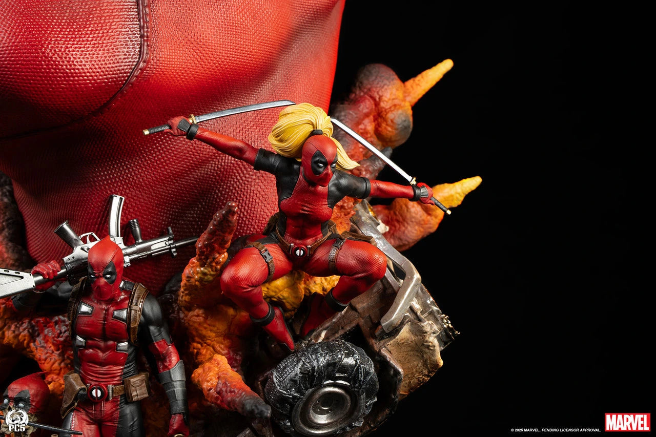 Preventa Resina Deadpool Figura Deadpool Premium Collectibles (Licencia) Estudio